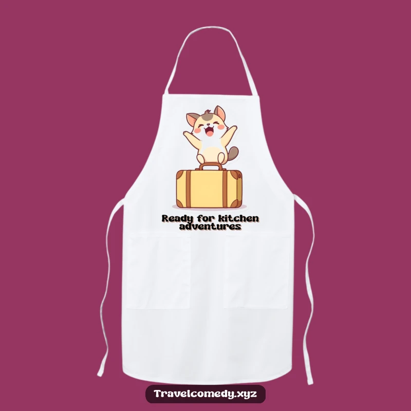 Funny Animal Leap Apron - Joyous Kitchen Expression Gift