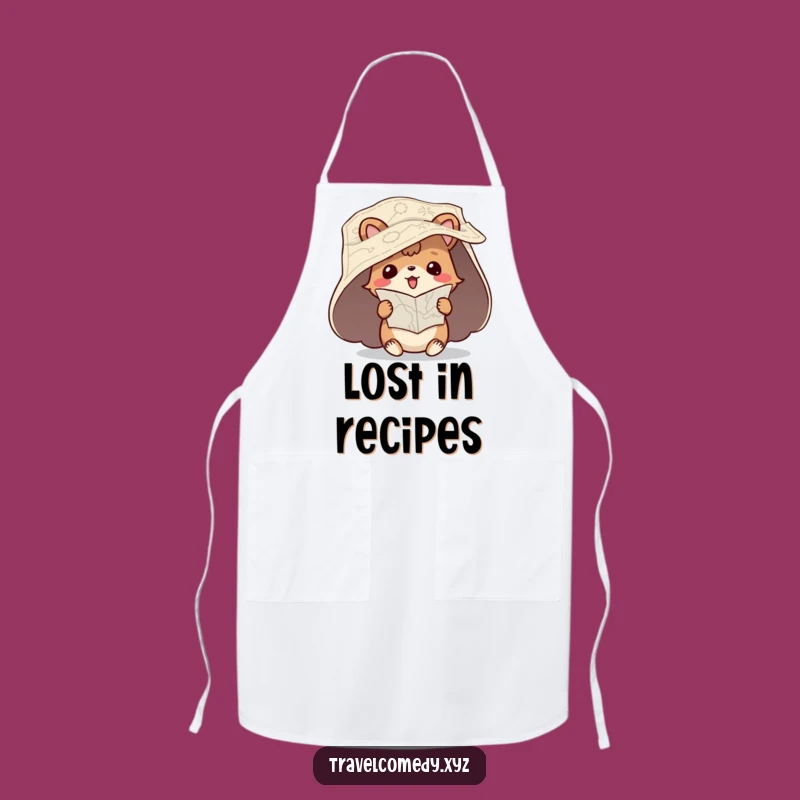 Funny Map Apron - Hilarious Upside Down Animal Kitchen Wear