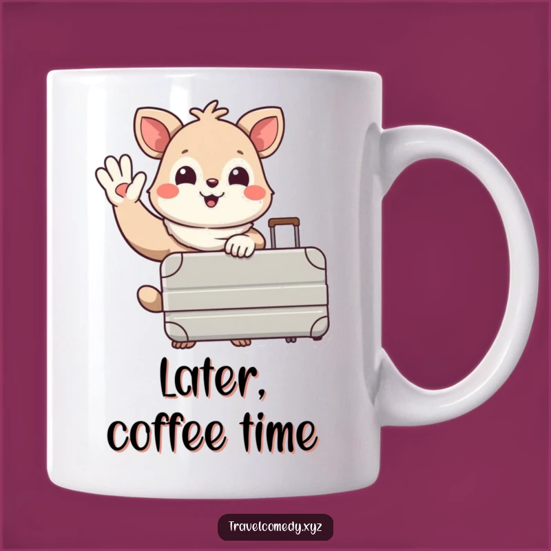 Funny Farewell Animal Mug: A Cheerful Goodbye for Your Favorite Traveler, Perfect Funny Gift!