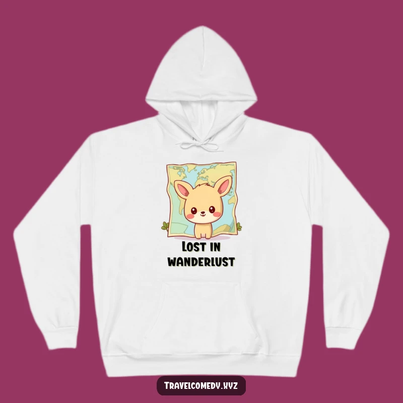 Funny Explorer Animal Hoodie: Cozy Up with This Inspirational and Humorous Travel Hoodie!